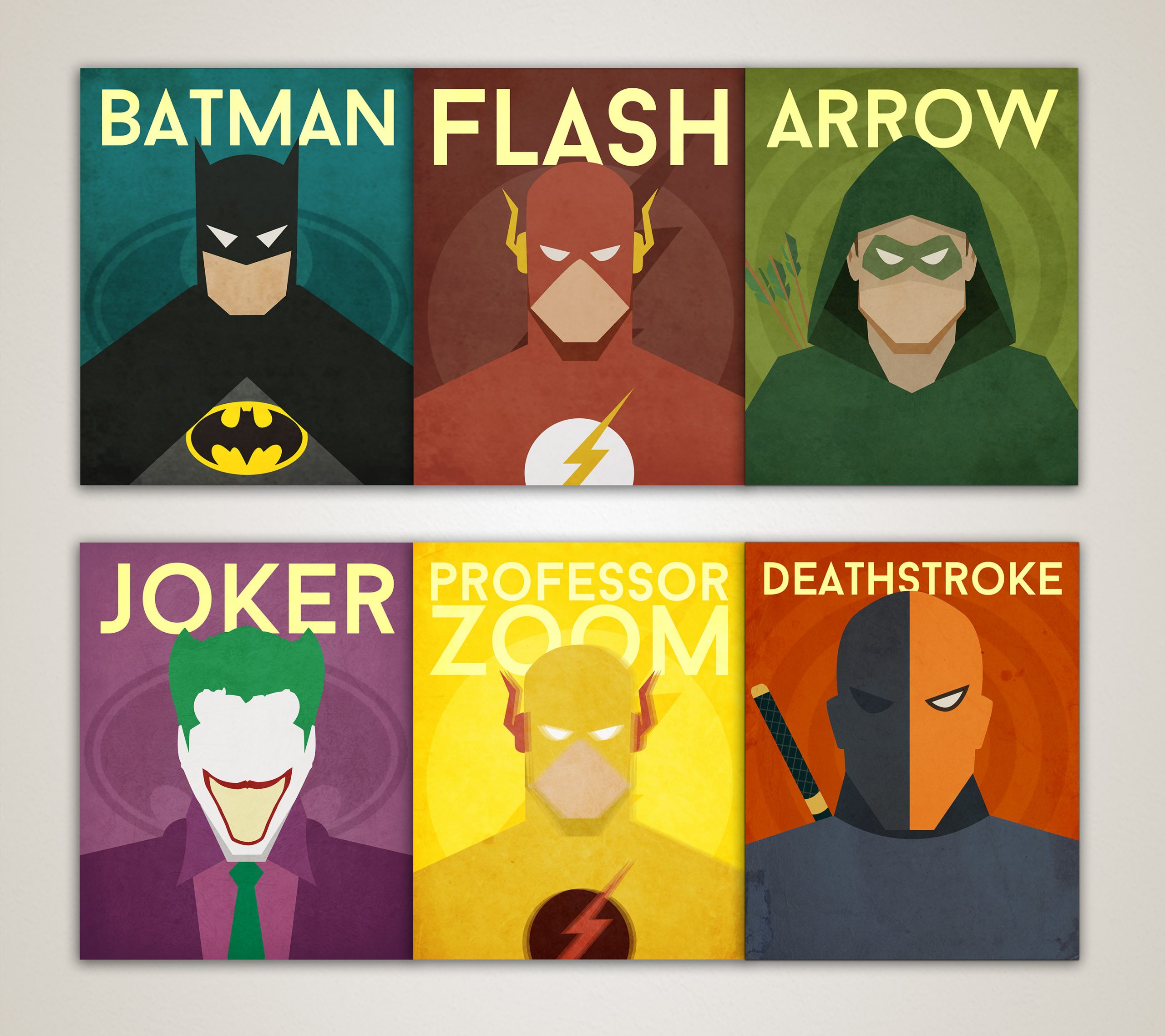 dc comics poster collection